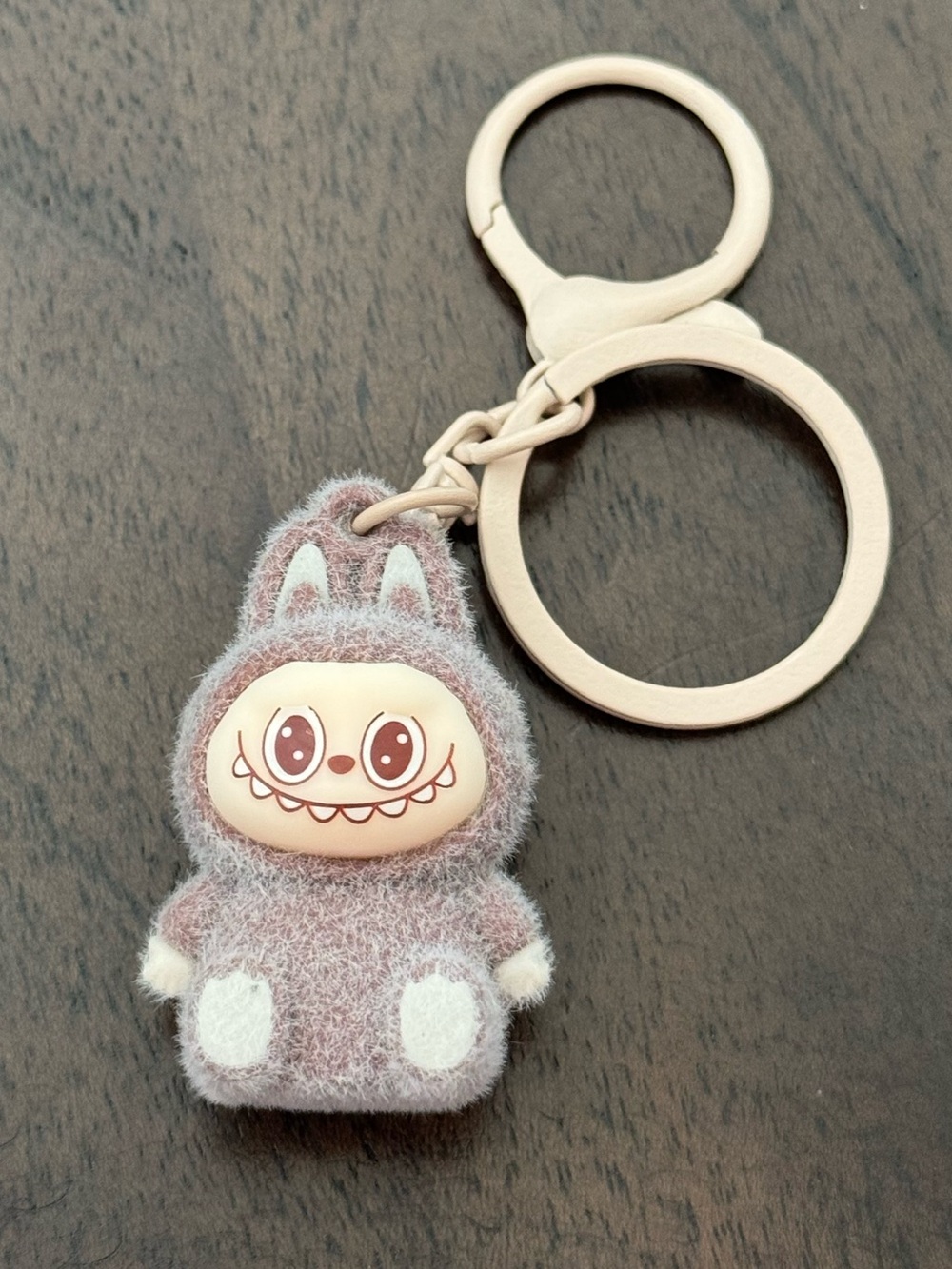 Brown Labubu Keychain (4cm)